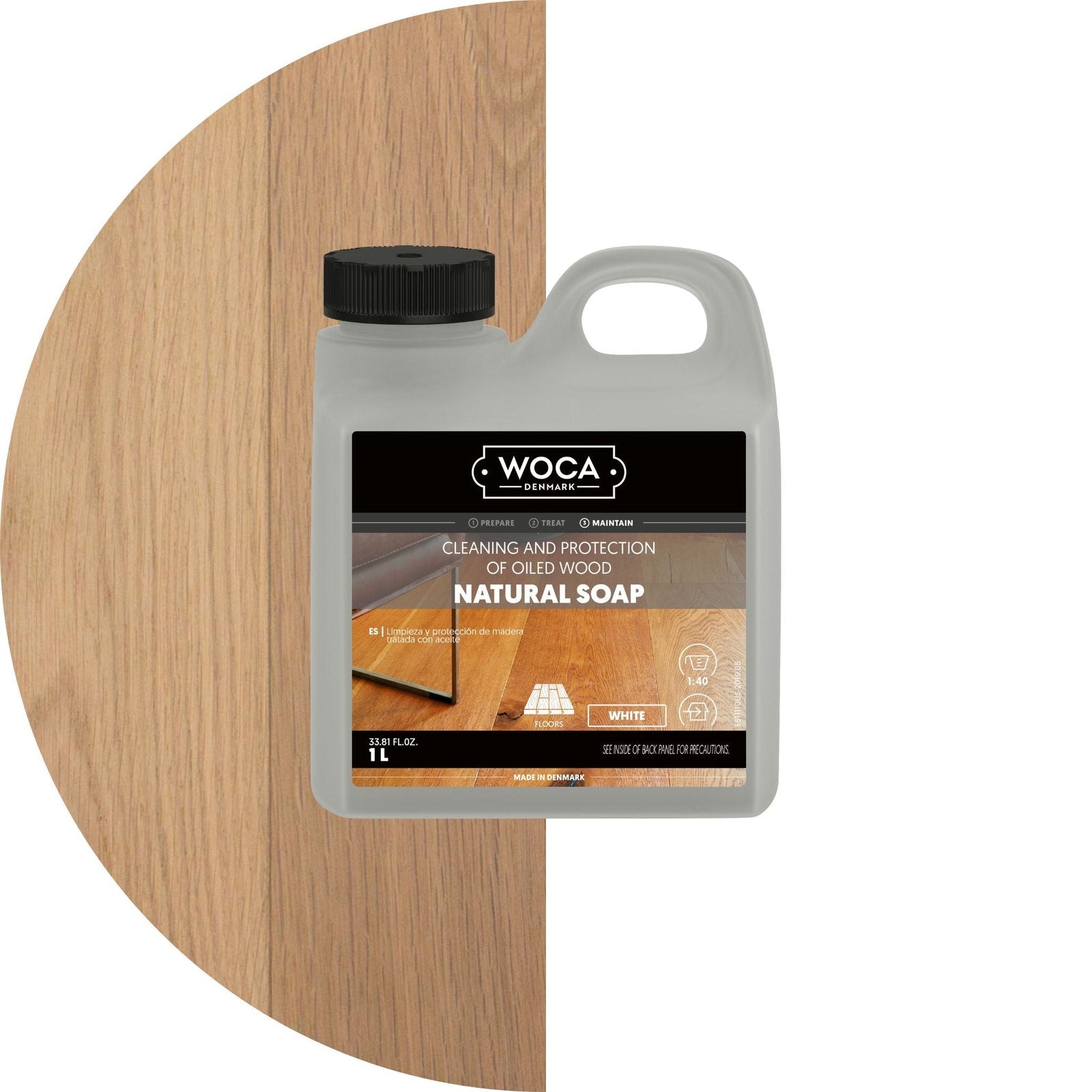 WOCA Natural Soap 1 liter, White