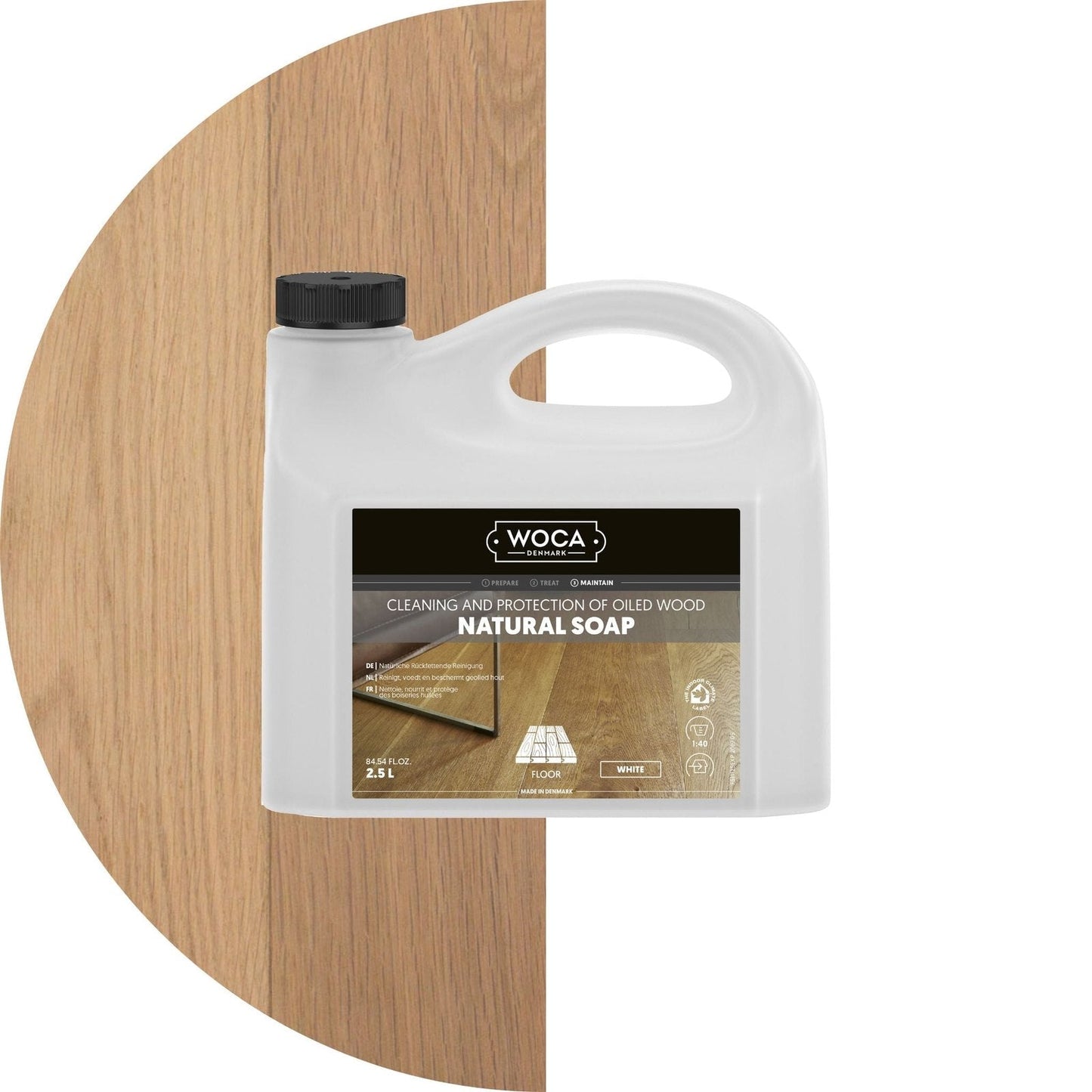 WOCA Natural Soap 2.5 liters, White