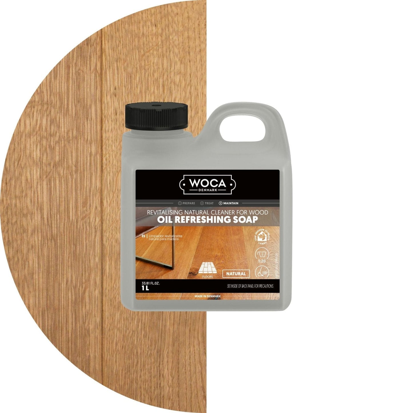 WOCA Oil Refreshing Soap 1 liter, Natural